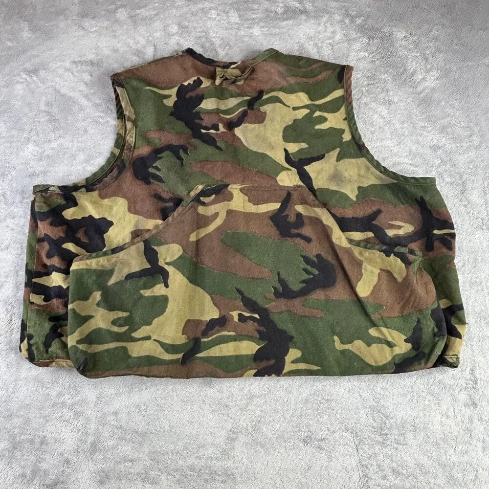 Caliber Sportsman's Camo Duck‎ Hunting Shooting Vest Mens Large Shell Loops